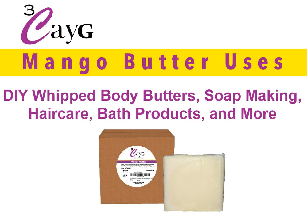 3CAYG mango butter melting pour demonstrating easy blending into recipes