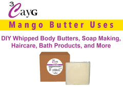 3CAYG mango butter melting pour demonstrating easy blending into recipes