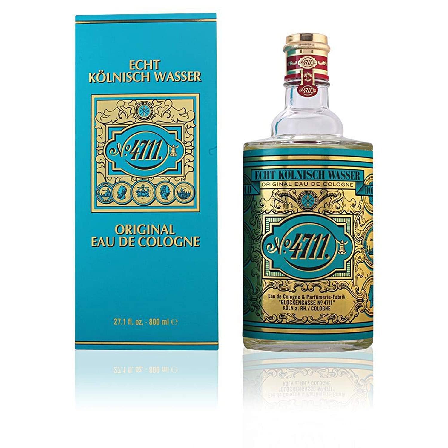 4711 front bottle showing classic design and easy identification benefit