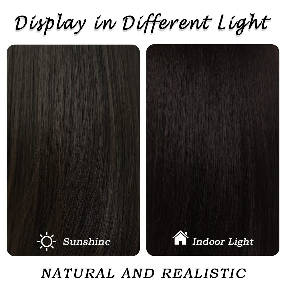 7JHH WIGS lifestyle image of model wearing wig showcasing 25-inch length and polished appearance