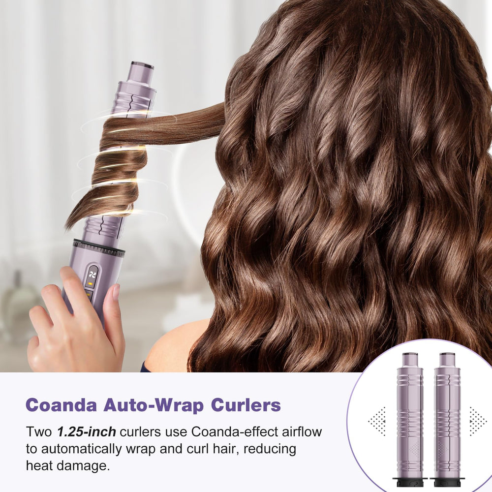 7MAGIC ceramic brush barrel detail for even heat and shine