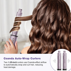 7MAGIC ceramic brush barrel detail for even heat and shine