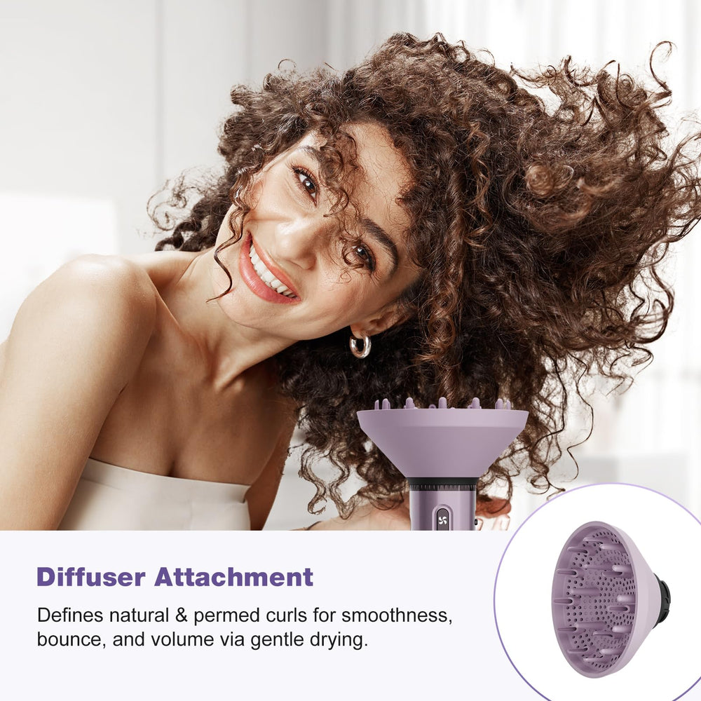7MAGIC drying hair in use delivering faster drying performance