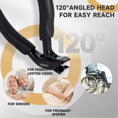 A AEDOLL ergonomic non-slip grip texture for secure comfortable trimming