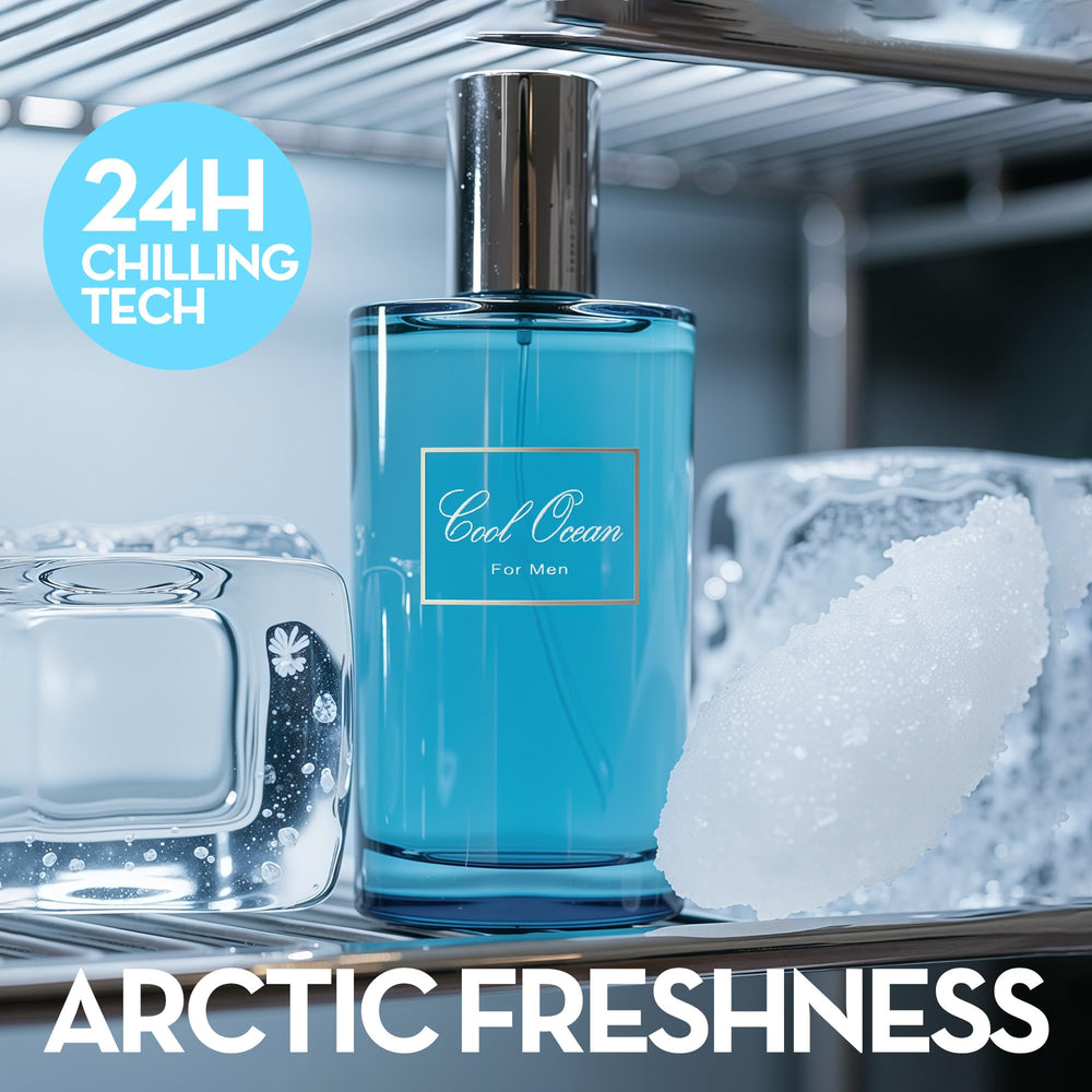 A CENTER Cool Ocean on a dressing table conveying polished daily ritual benefit