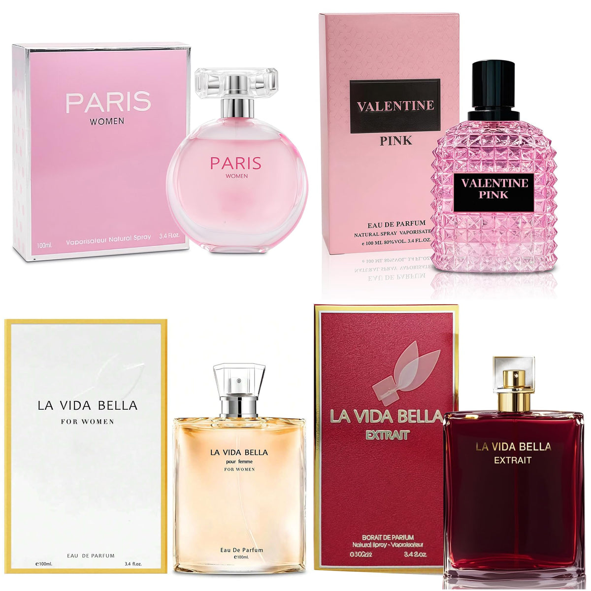 A CENTER front packaging showing elegant gift presentation and instant luxury