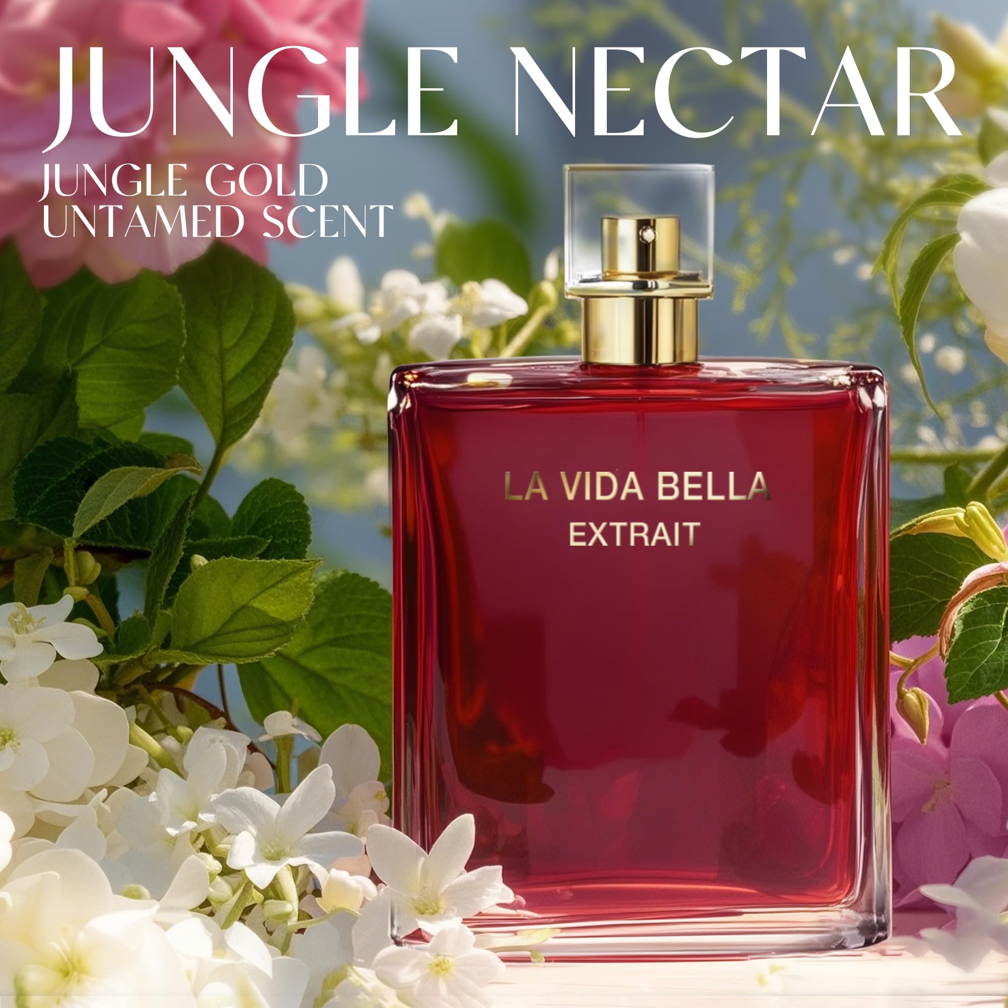A CENTER satin-lined gift box open to reveal four perfumes, perfect for gifting