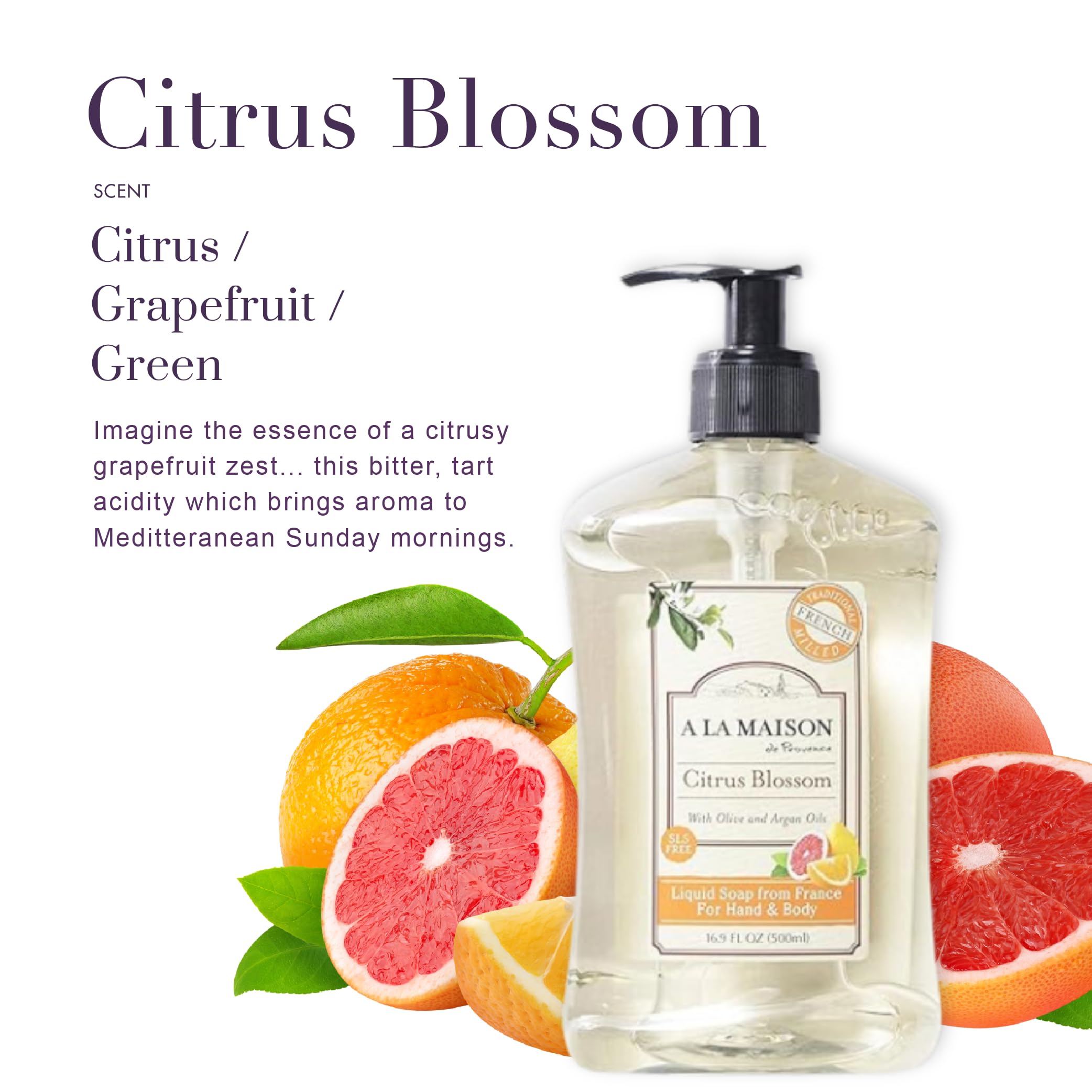 A LA MAISON pump close-up highlighting easy-dispense design and controlled portioning