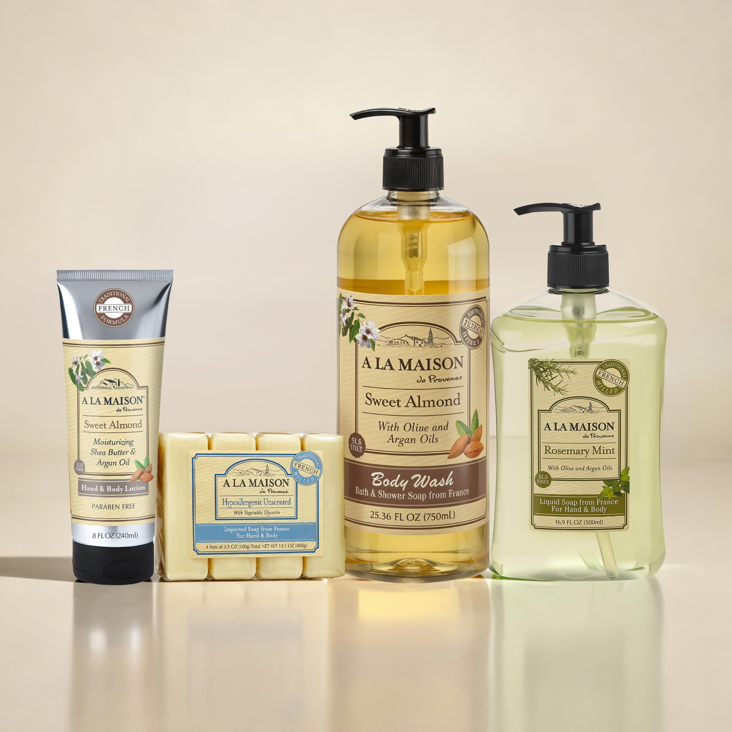 A LA MAISON in bathroom lifestyle setting showing elegant scent and home luxury