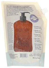 A LA MAISON close-up of soap texture demonstrating creamy lather and gentle cleansing