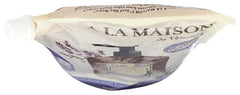 A LA MAISON label detail highlighting French craftsmanship and ingredient transparency