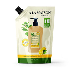 A LA MAISON front packaging showcasing clean design and eco benefits