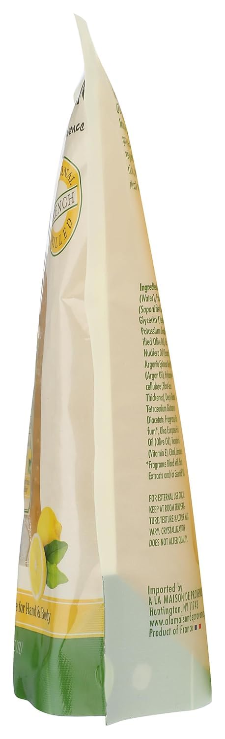 A LA MAISON label ingredients closeup highlighting plant-based formulation