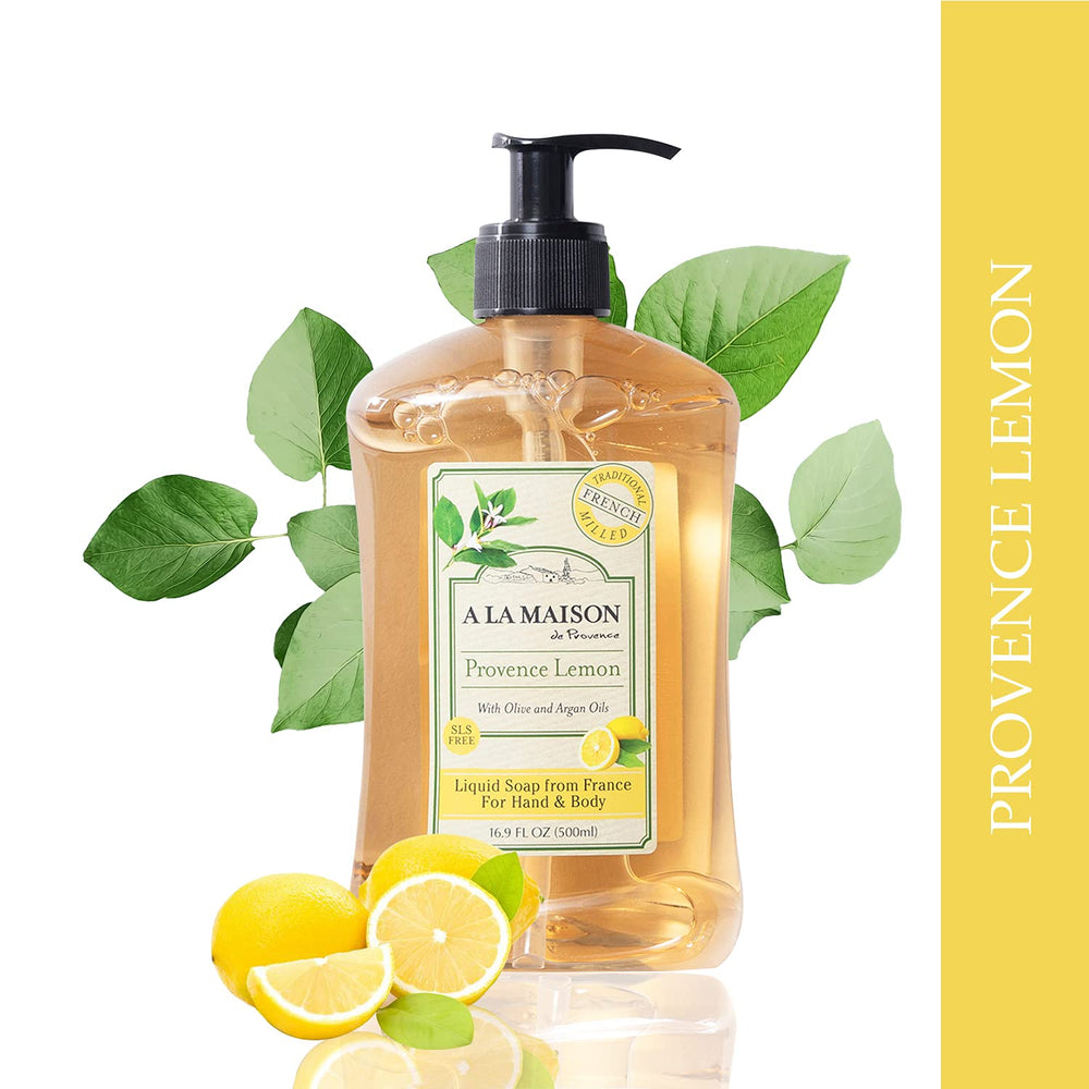 A LA MAISON creamy lather close-up demonstrating moisturizing texture