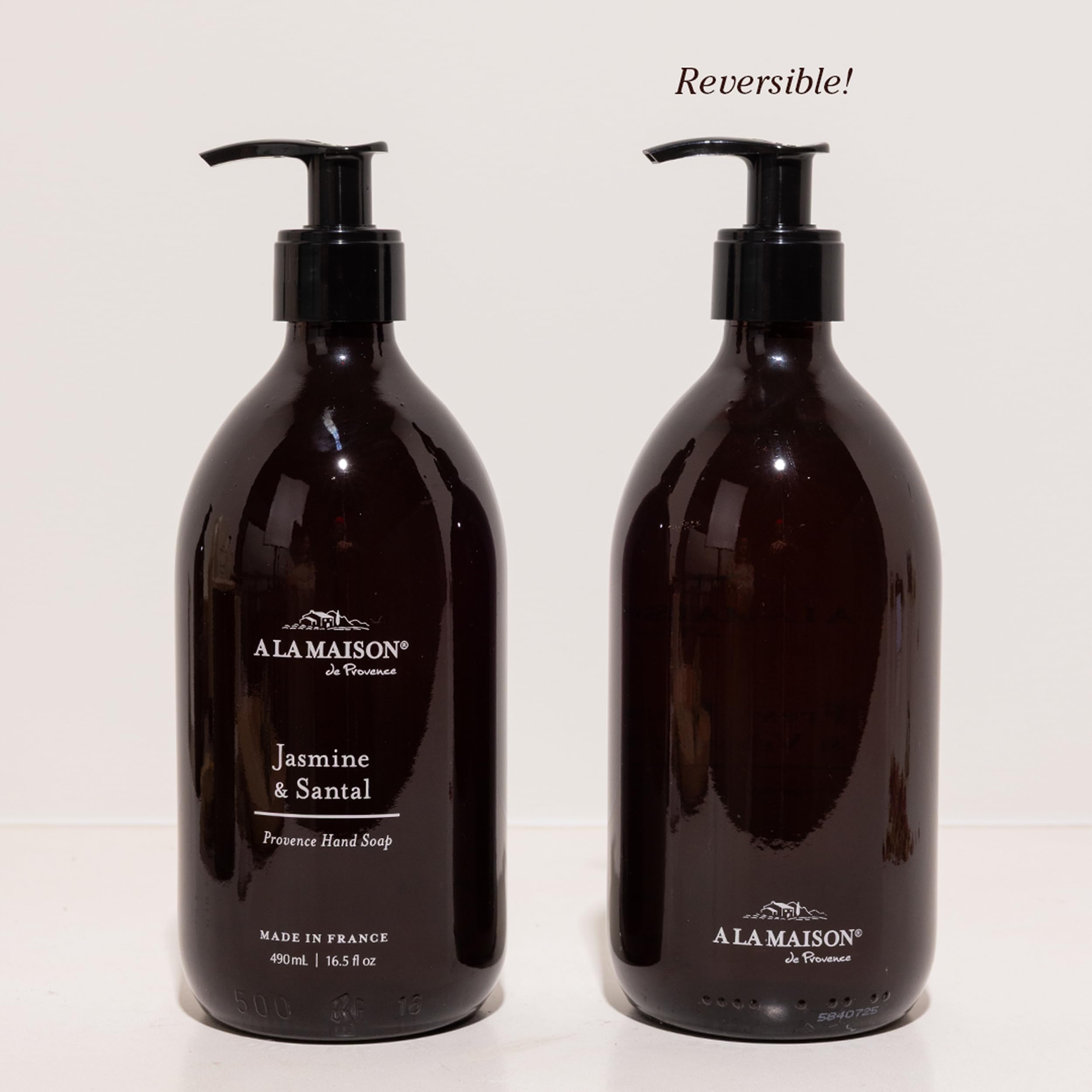 A LA MAISON creamy foam texture close-up demonstrating gentle, moisturizing lather