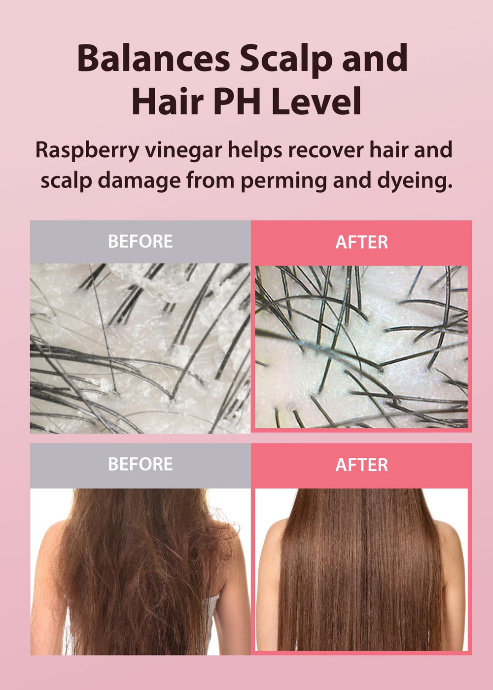 A'PIEU shampoo being massaged into scalp to reduce buildup and flakes