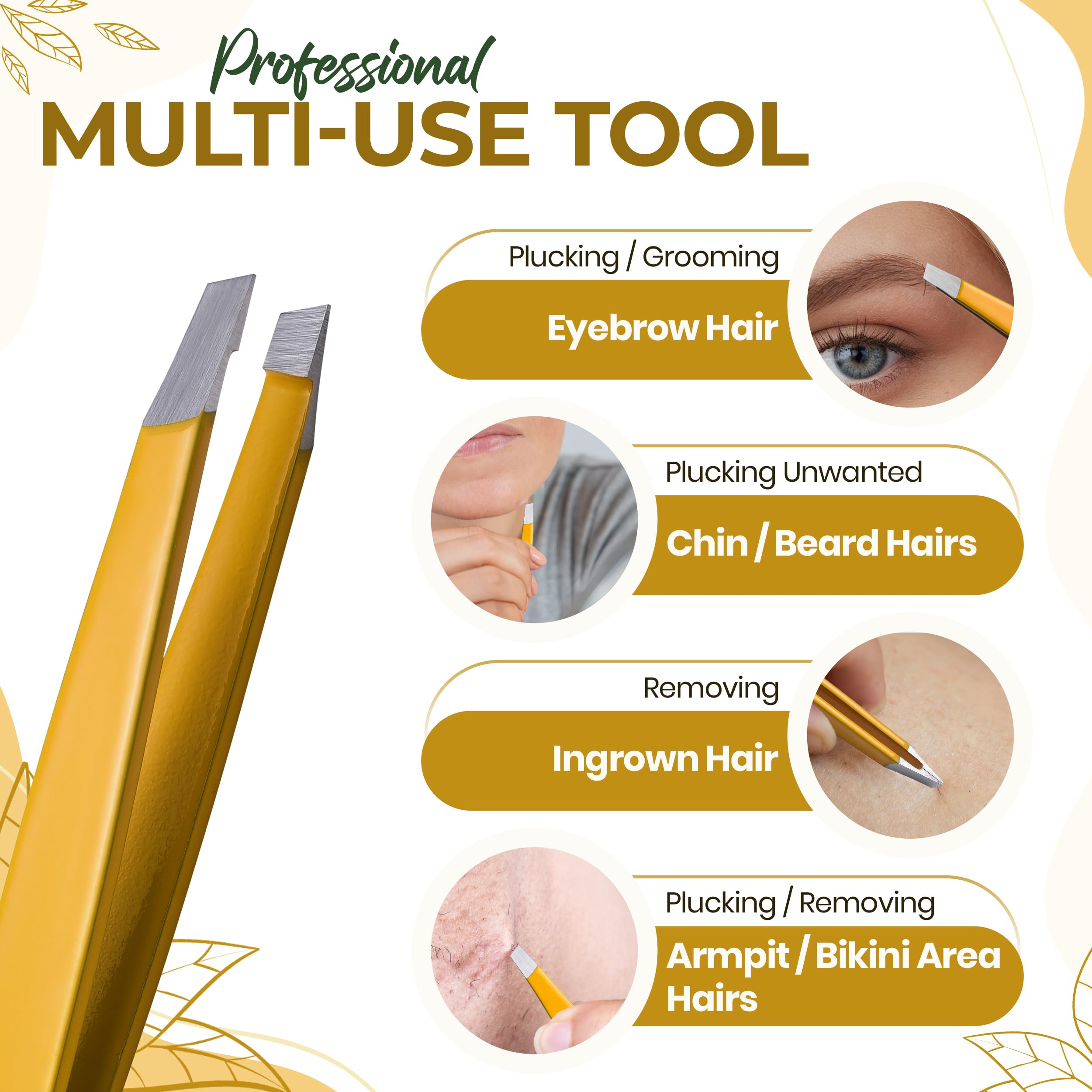 aaasportx tweezers staged on bathroom counter for everyday grooming convenience