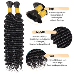 Aailvmey bundled lengths side-by-side for scale showing length options and fullness