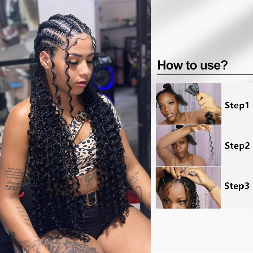 Aailvmey hair installed in knotless braids demonstrating smooth roots and low shedding