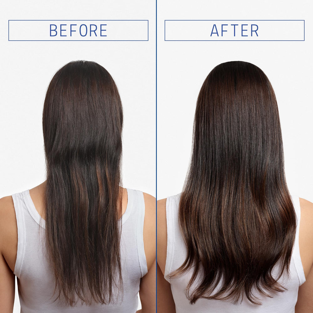 AAVRANI product on hand applied to damp hair for prep