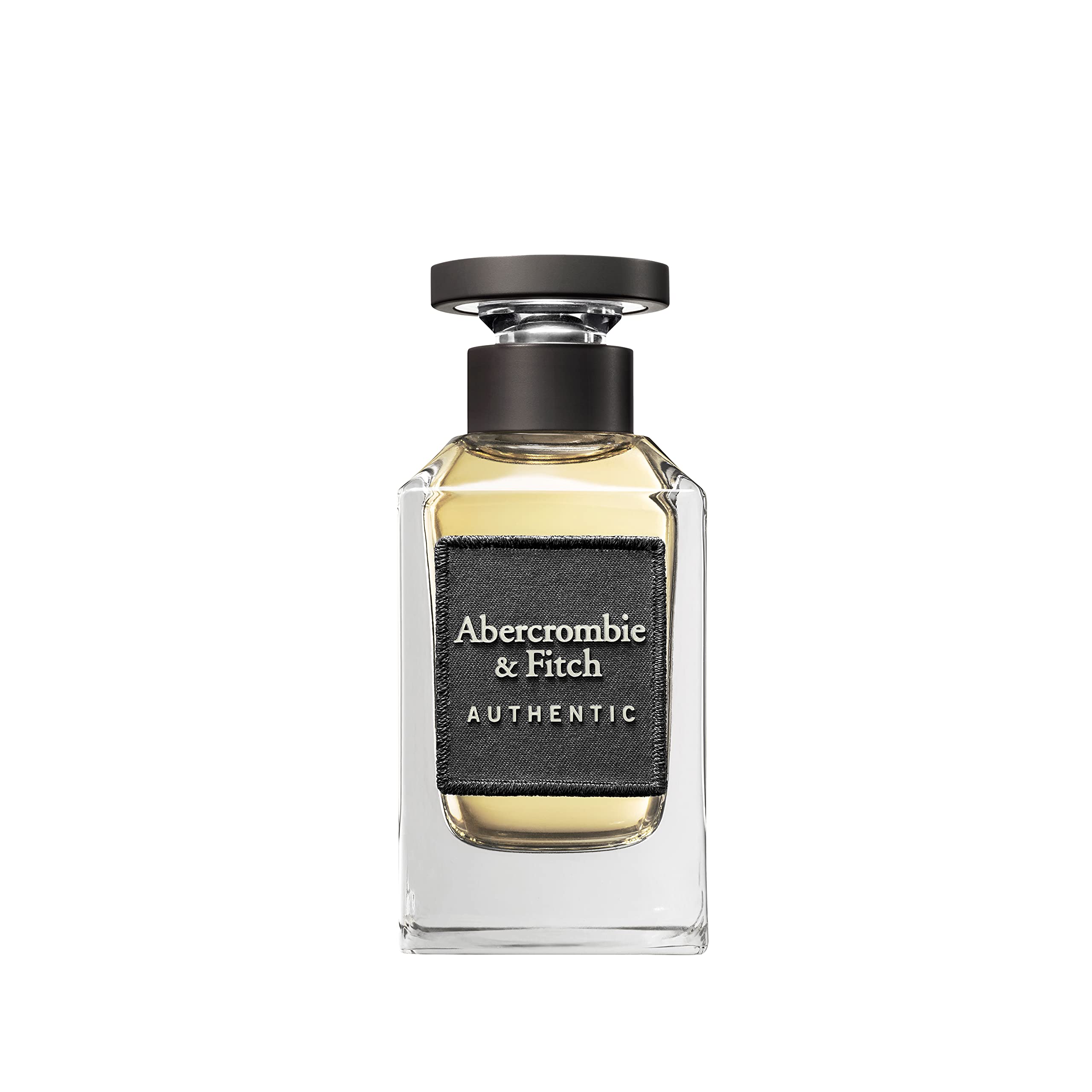 Abercrombie & Fitch bottle front packaging showing label and size, highlighting brand authenticity