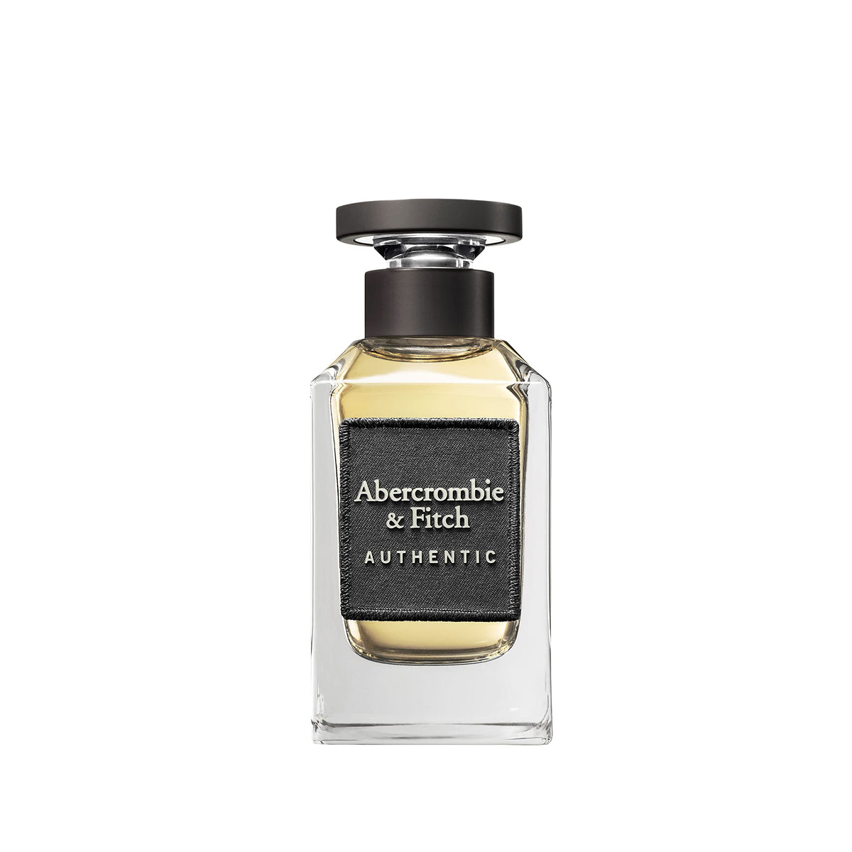 Abercrombie & Fitch bottle front packaging showing label and size, highlighting brand authenticity