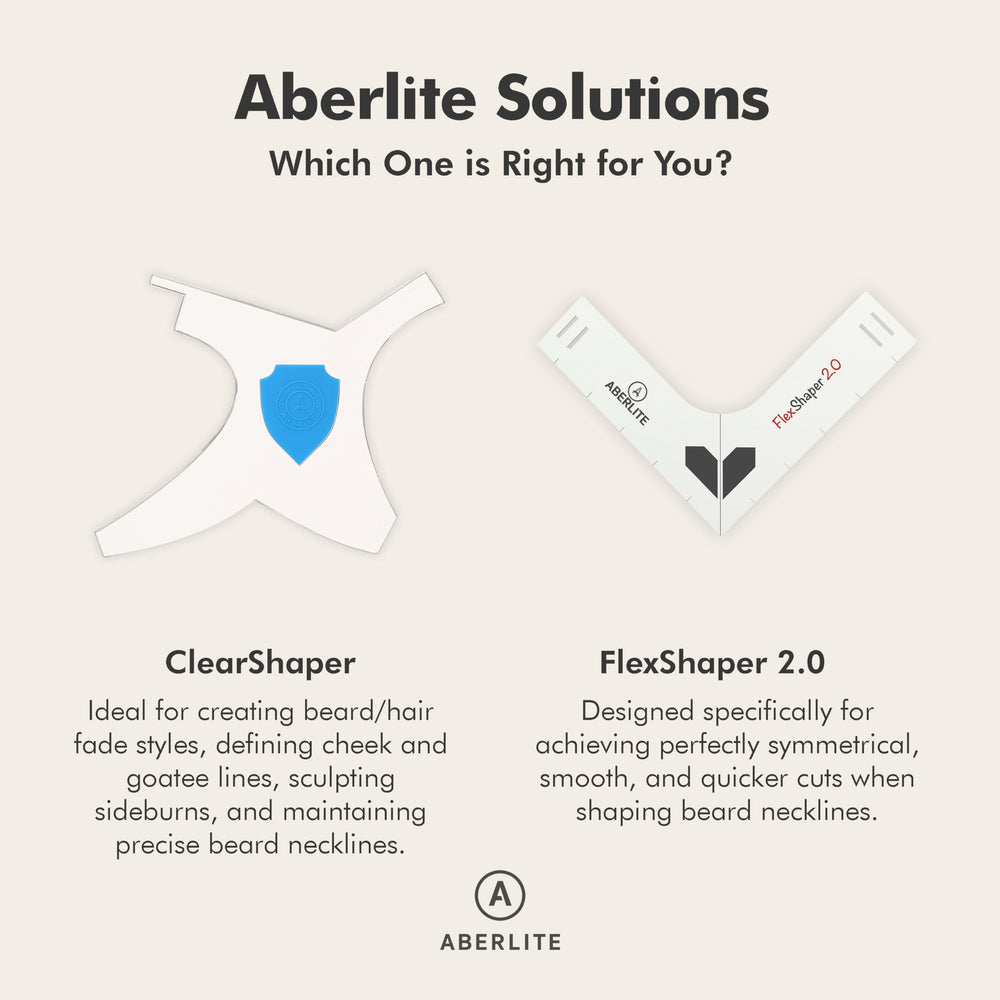 Aberlite ClearShaper packaging with contents displayed for gift-ready convenience