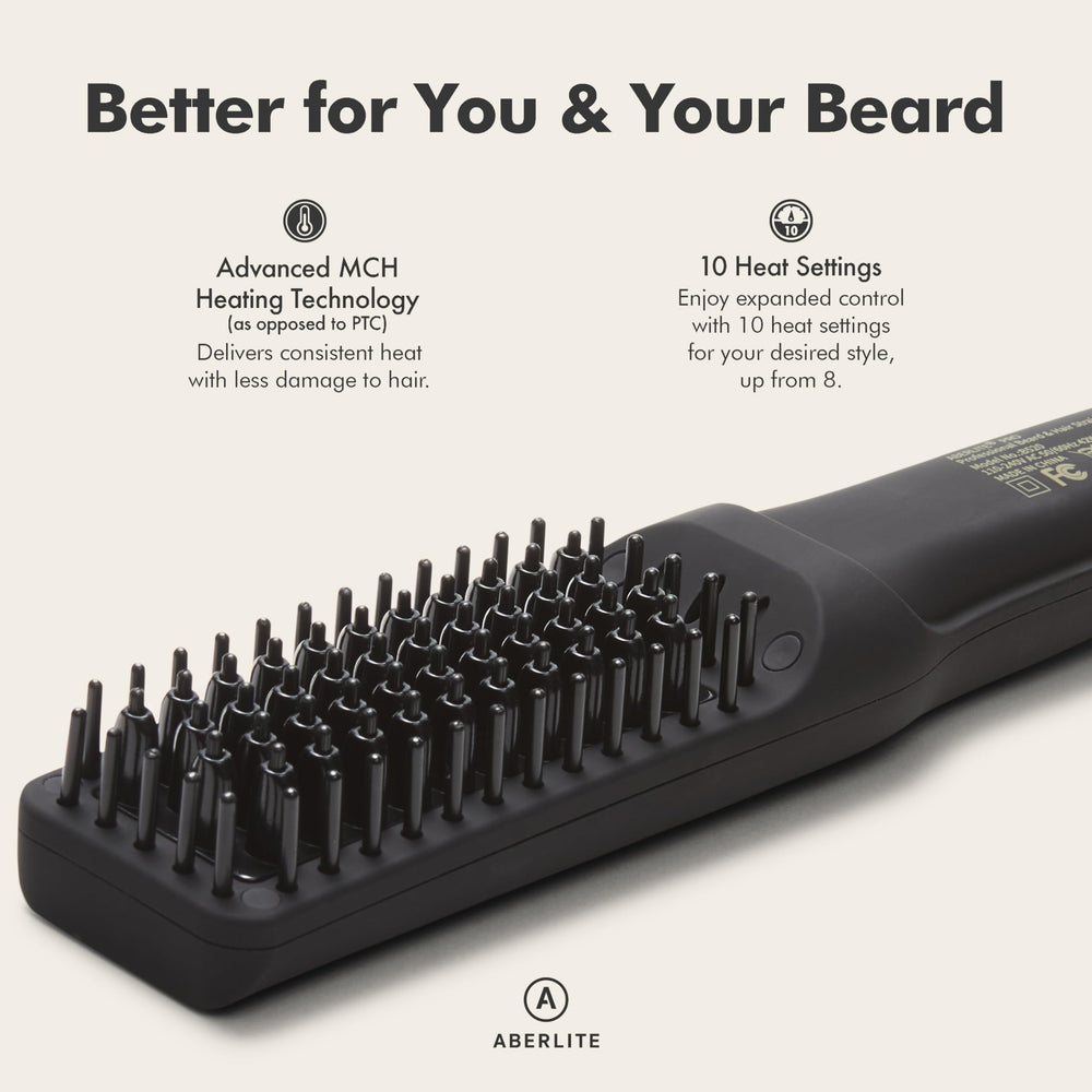 Aberlite Pro bristle texture highlighting ionic coating for less frizz