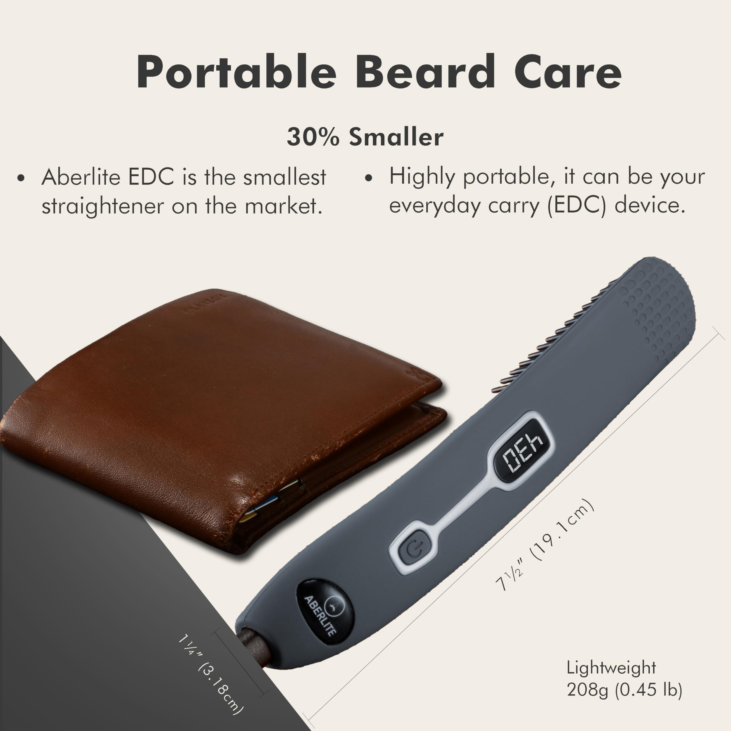 Aberlite travel pouch and kit laid out for portable grooming convenience