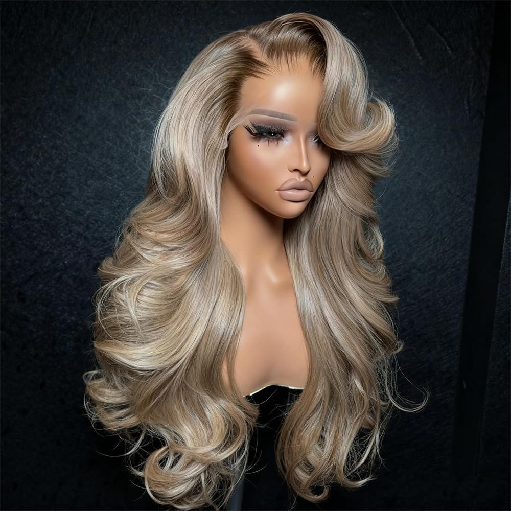 abgese brown roots closeup showing realistic depth and seamless blend