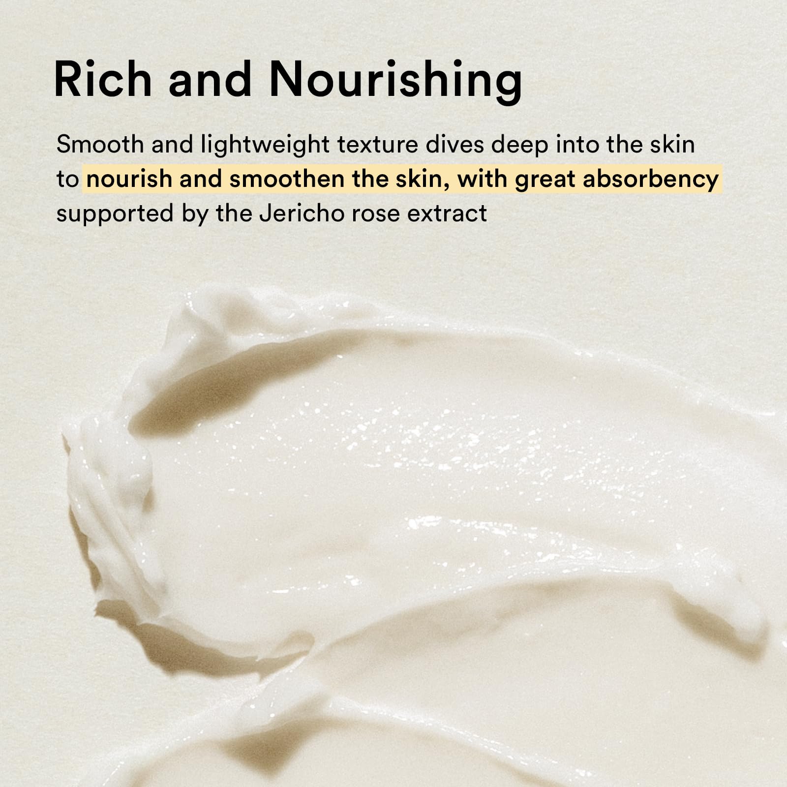 Abib Jericho Rose Cream next to credit card indicates travel-friendly size