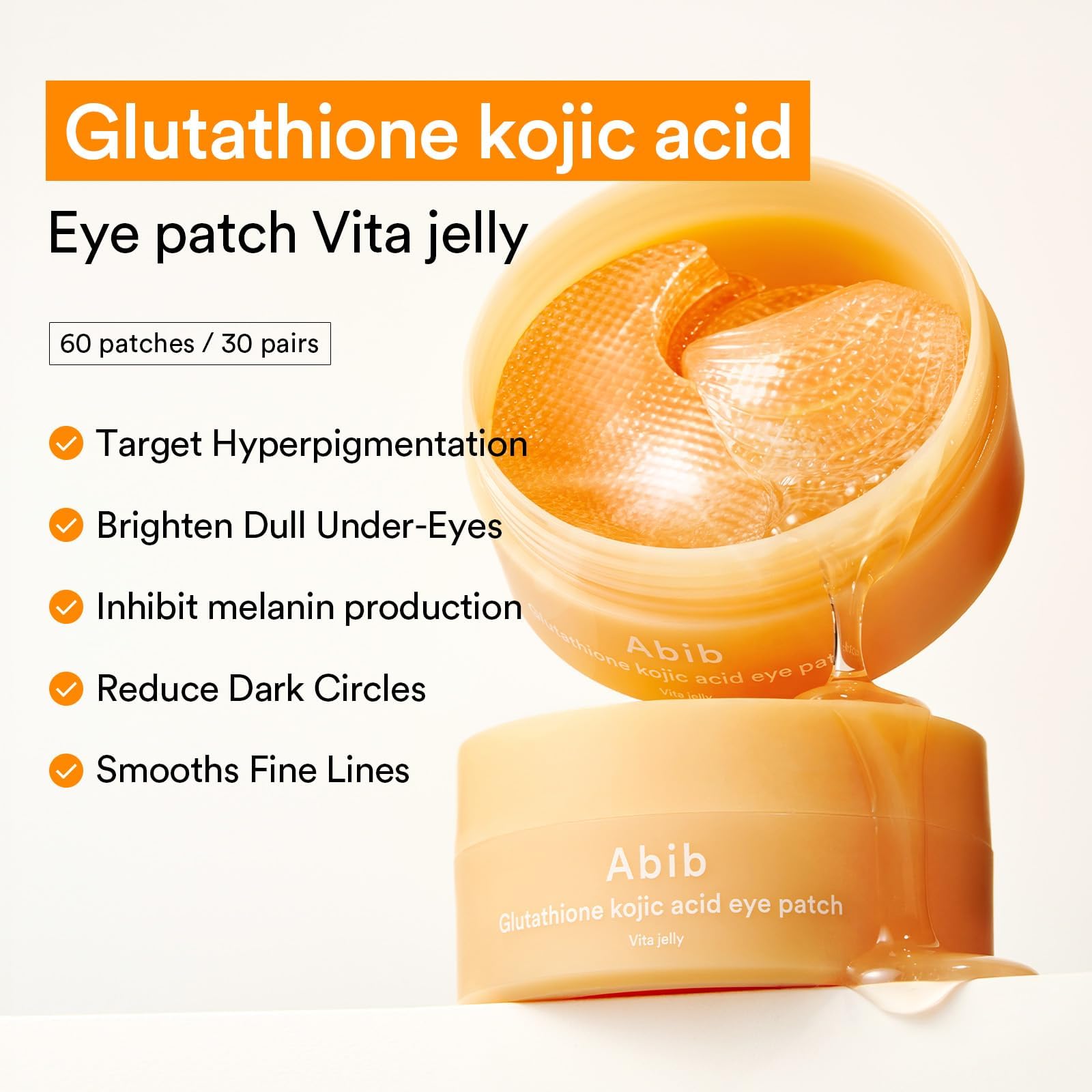 Abib jelly patch texture detail highlighting hydrating finish