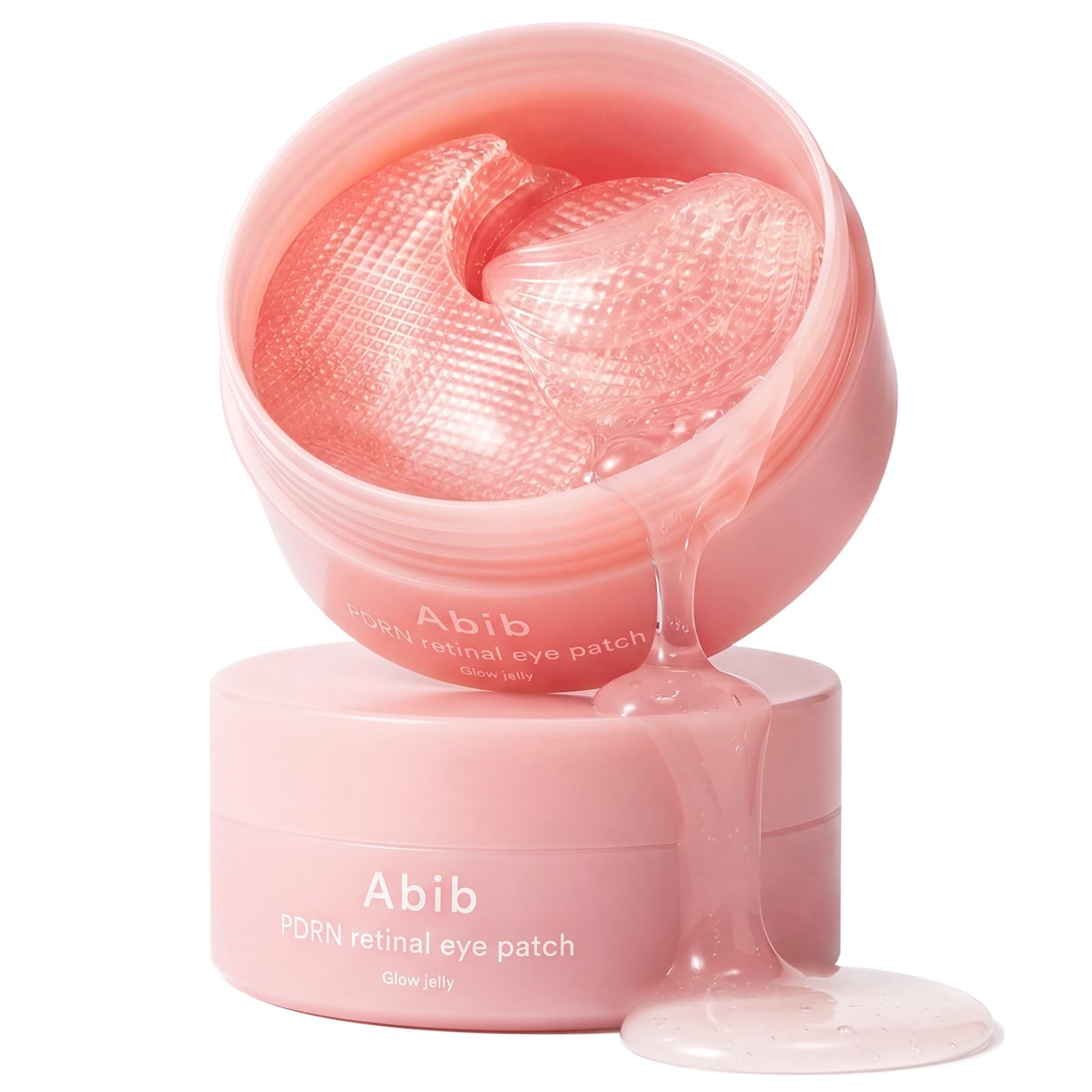 Abib jar front view showing product branding and count for clear identification
