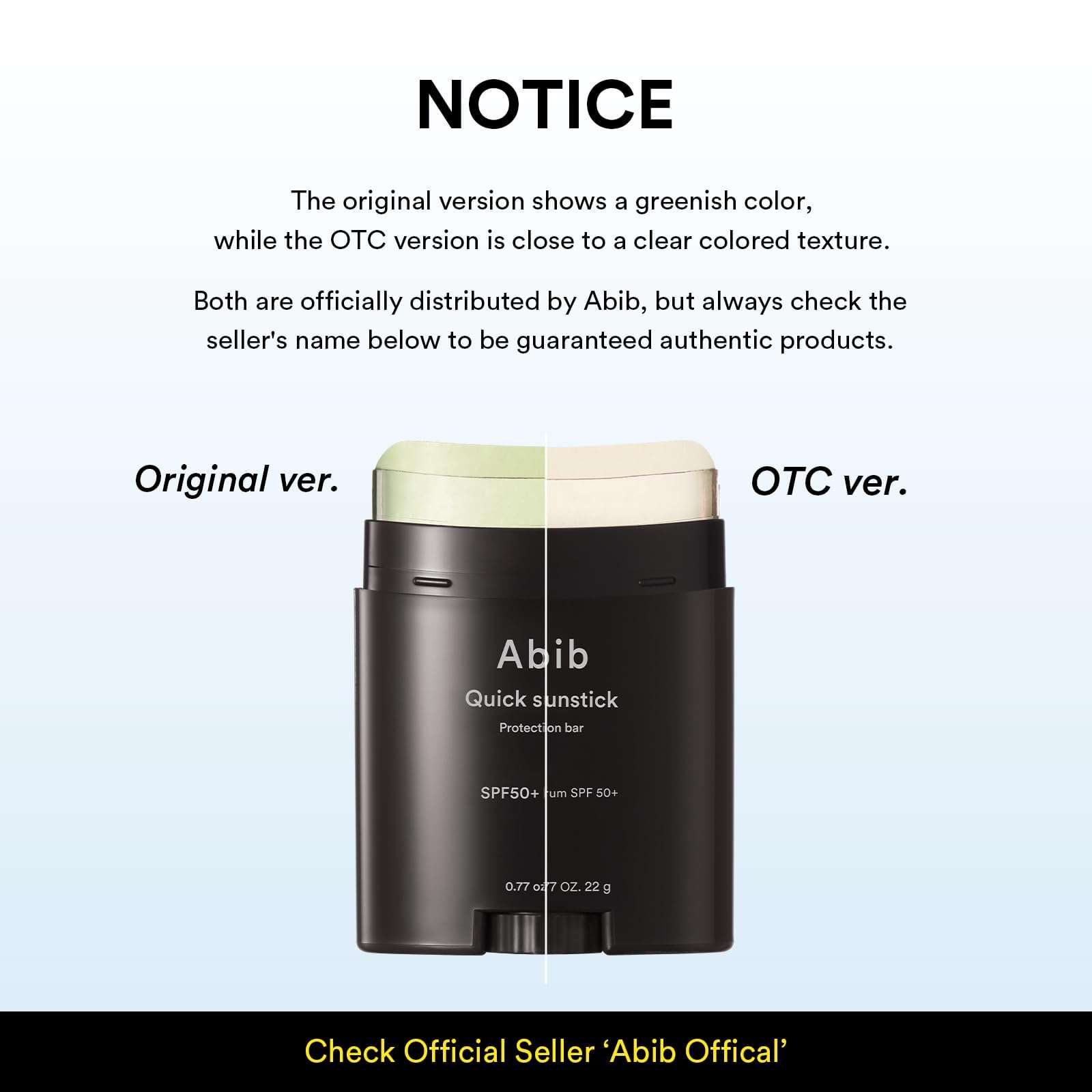 Abib quick sunstick lifestyle outdoor use for quick sun touch-ups