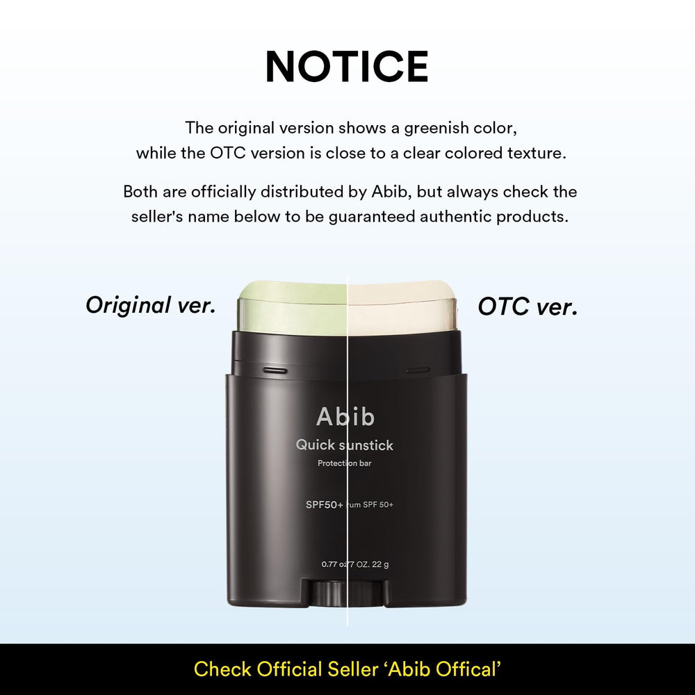 Abib quick sunstick lifestyle outdoor use for quick sun touch-ups