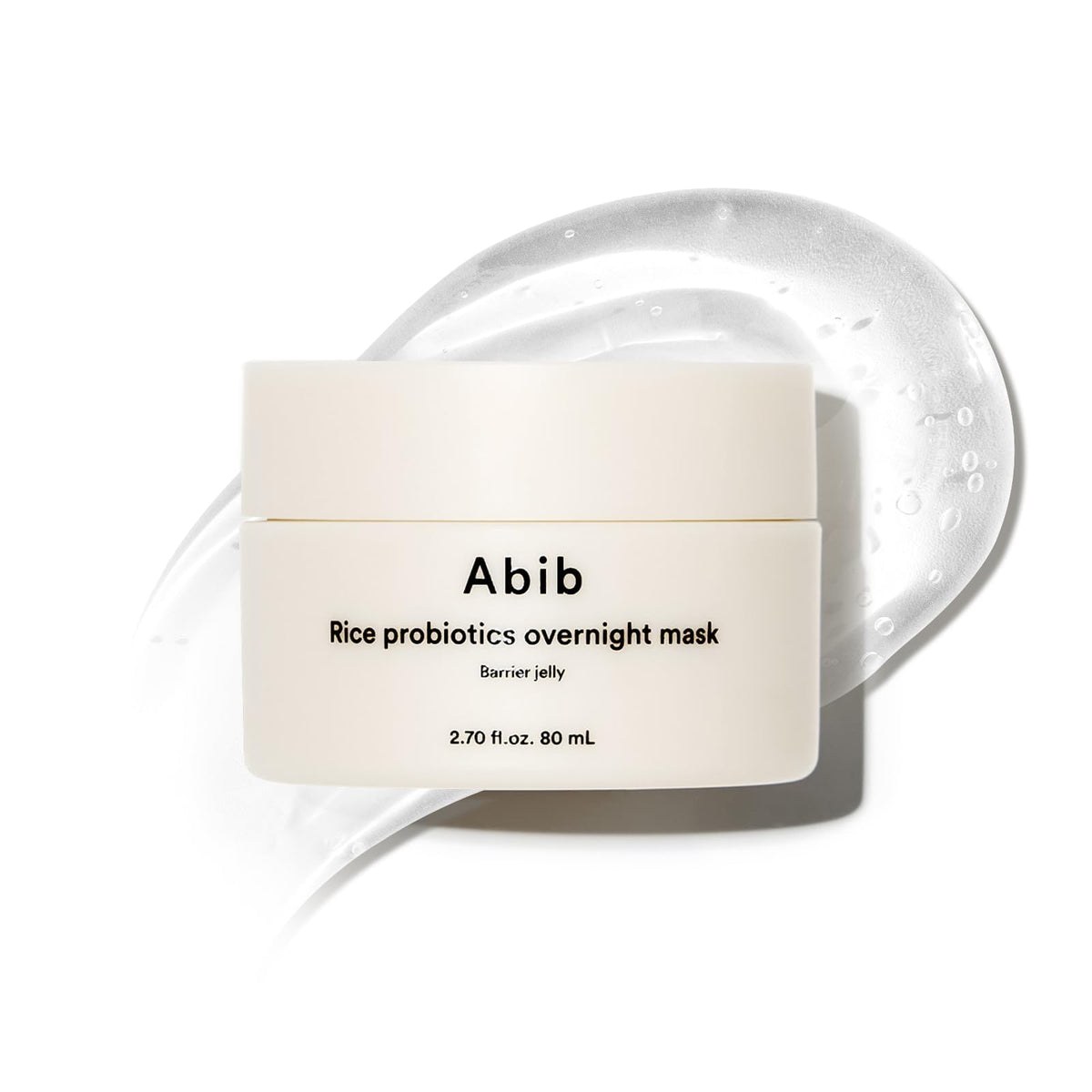 Abib front packaging showing jar and label, highlighting protective moisture benefits