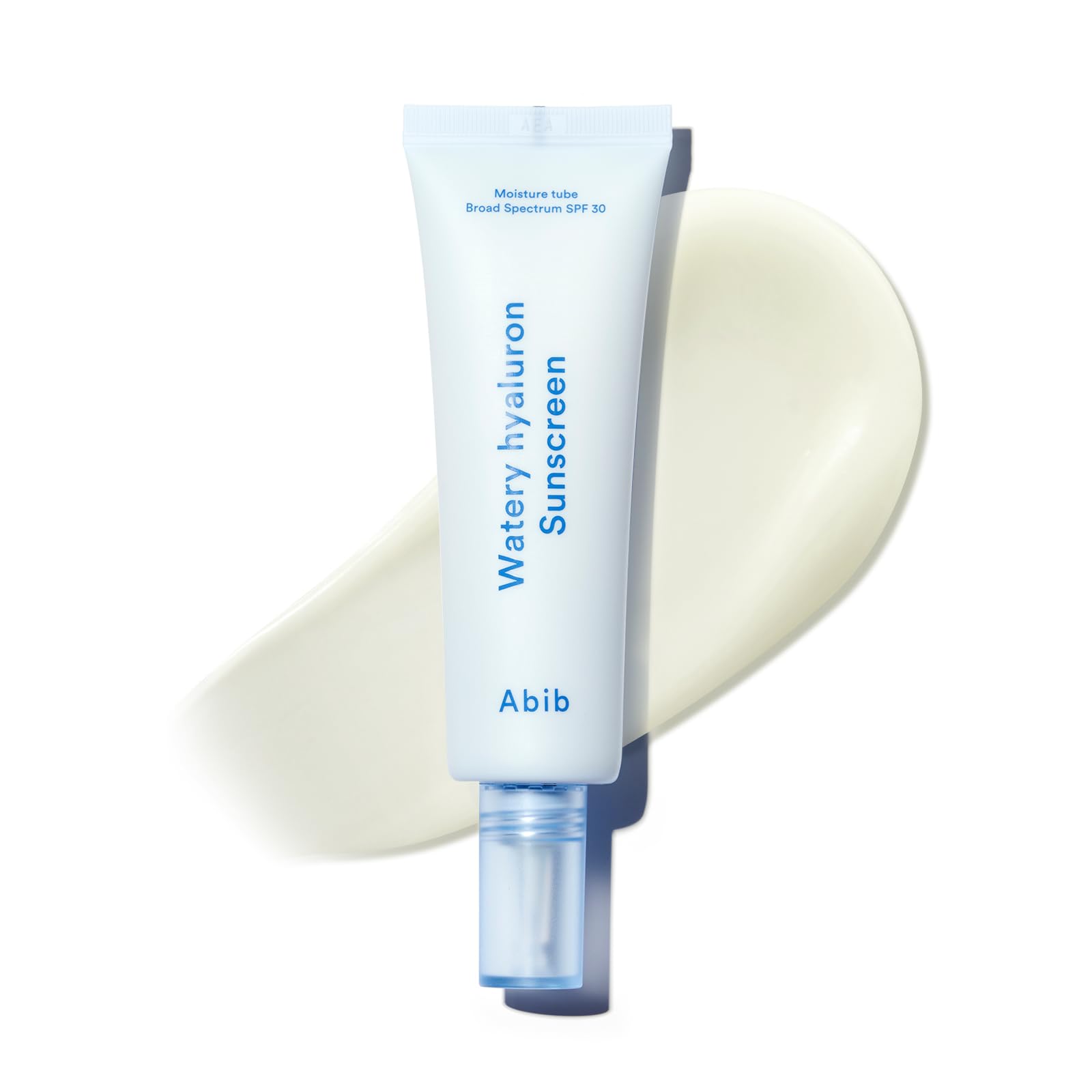 Abib tube front view showing SPF 30 and lightweight benefit