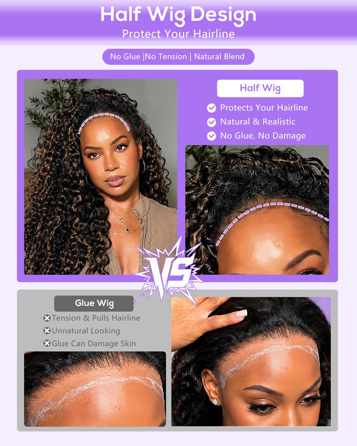 Abijale scaled length comparison shows 18-inch size for balanced volume and manageable styling