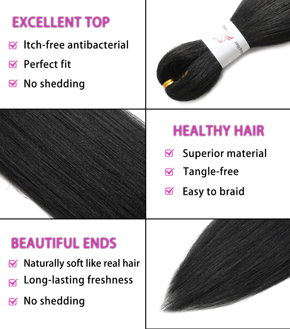 AbologyMera braids being dipped for hot-water setting to create sealed ends