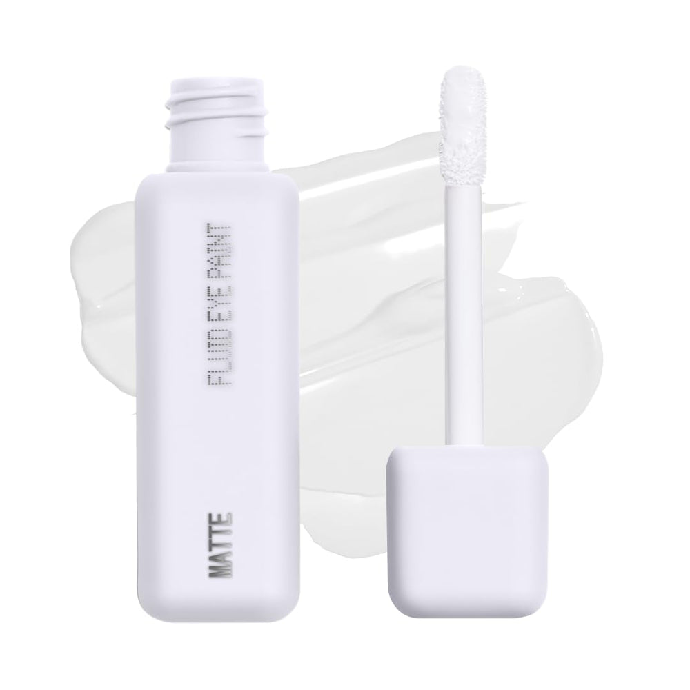 aboutface front packaging showing White Noise matte liquid eyeshadow and brand clarity