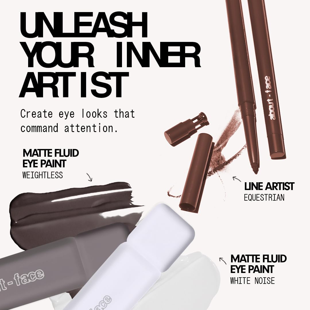 aboutface product beside coin to show 0.15oz size and portability benefit