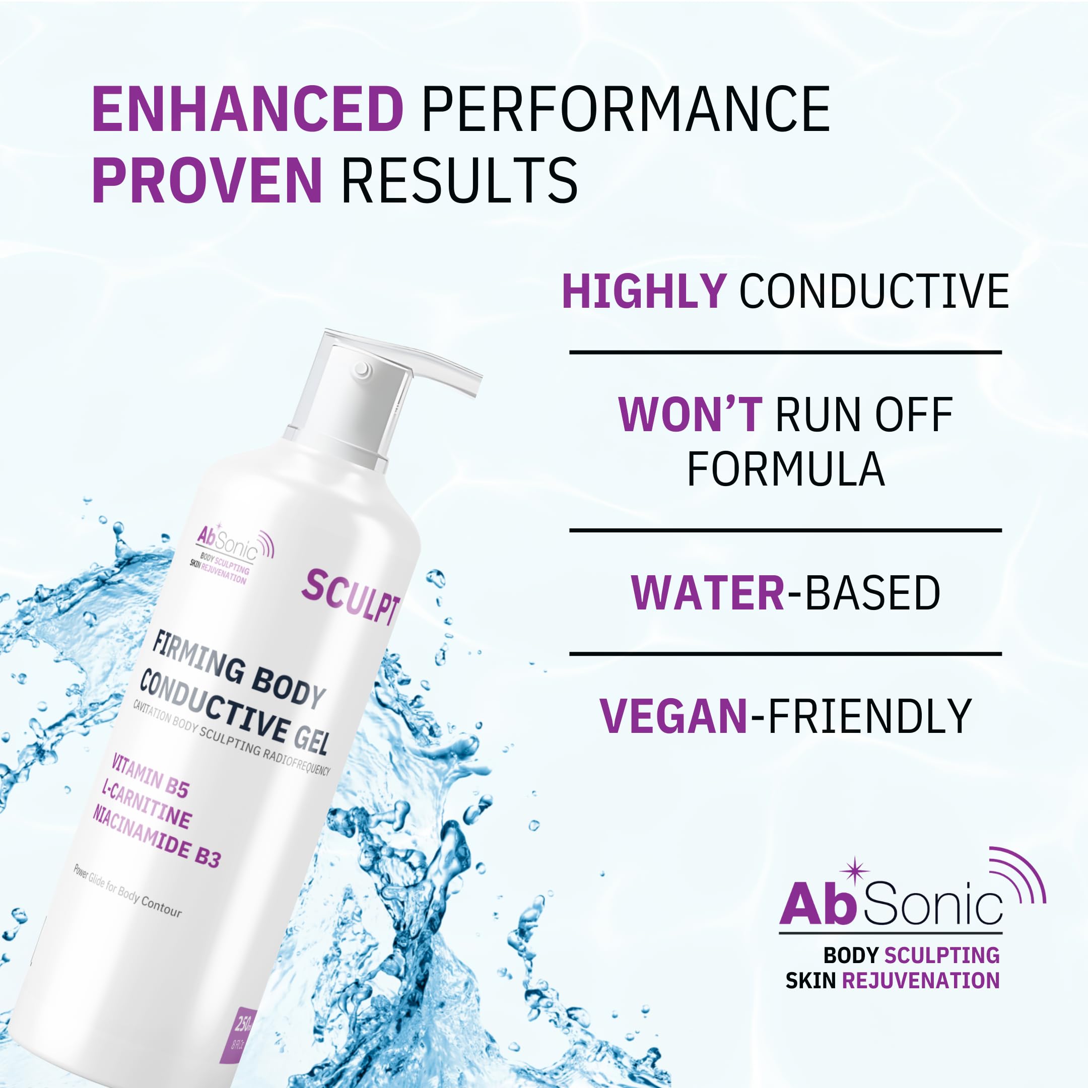 Absonic bottle angle with cap open illustrating easy dispensing convenience