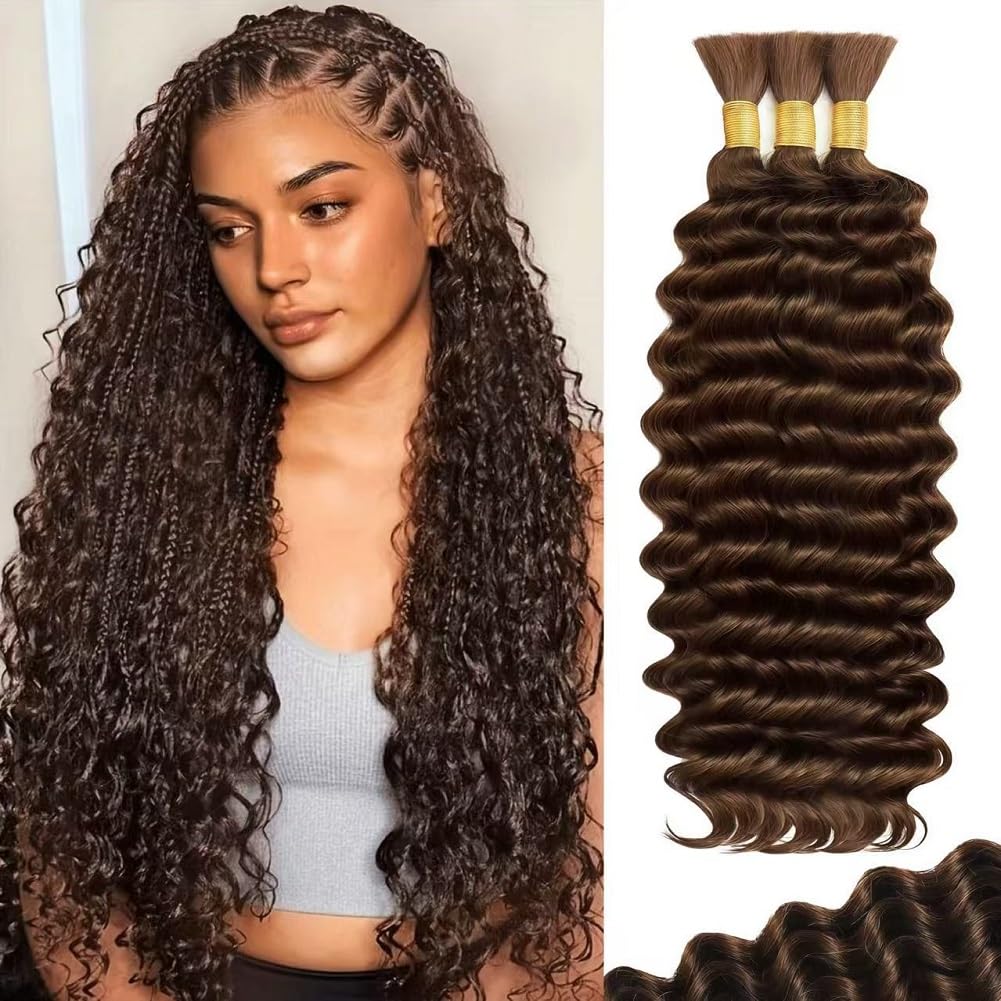 Acbhoa front packaging showing three deep wave bundles with natural shine benefit