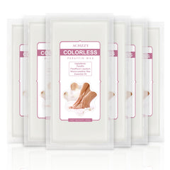 Achzzy front packaging showing six unscented wax blocks for easy storage and use