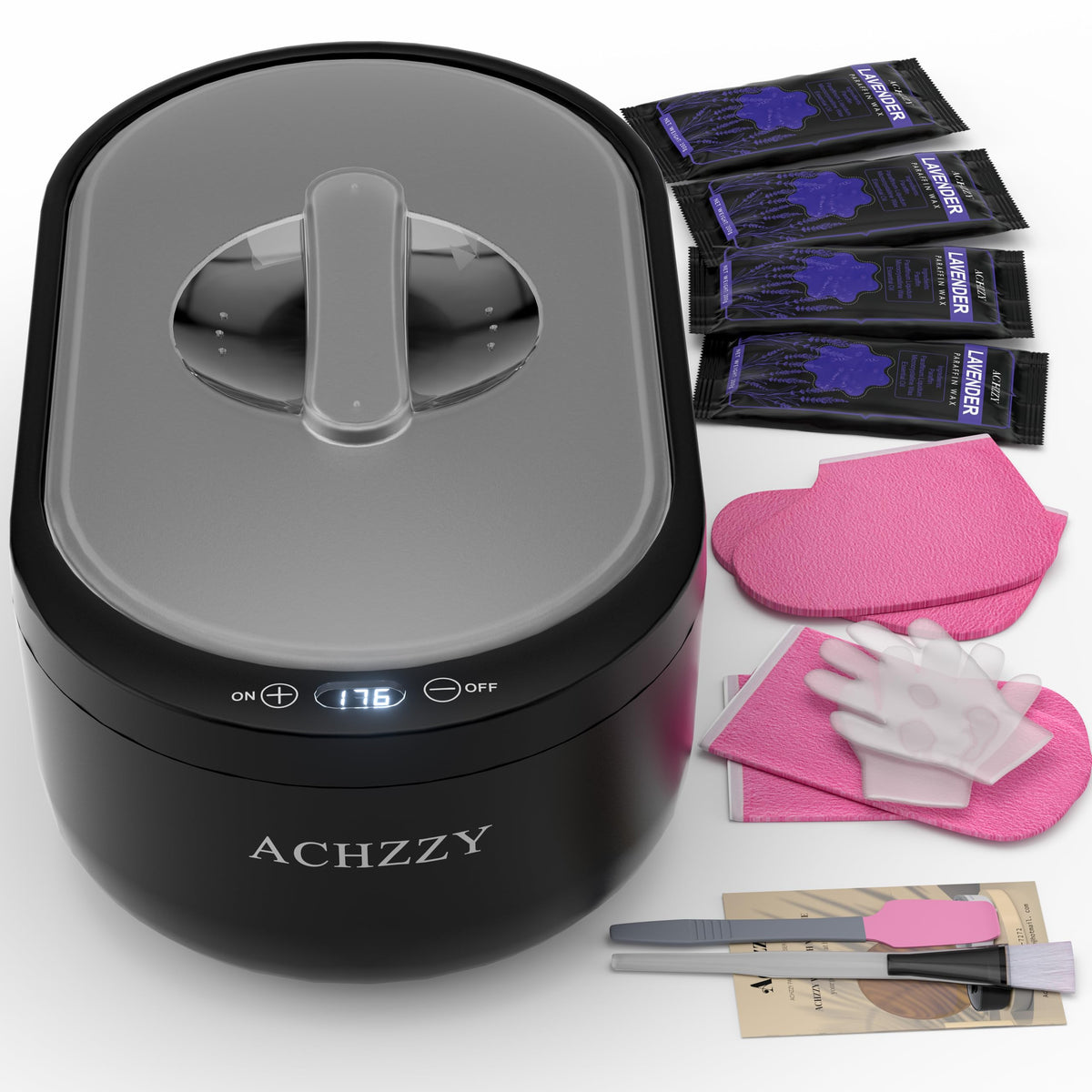 Achzzy front view darkgray showing compact professional design and easy storage benefit