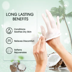 Achzzy hand submerged in wax during treatment for deep moisturization