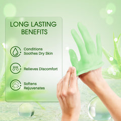 Achzzy hands dipped in wax treatment demonstrating deep moisturization