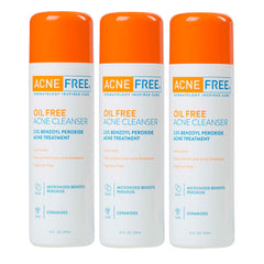 AcneFree front packaging showing 8 fl oz bottle and clear product branding for easy recognition