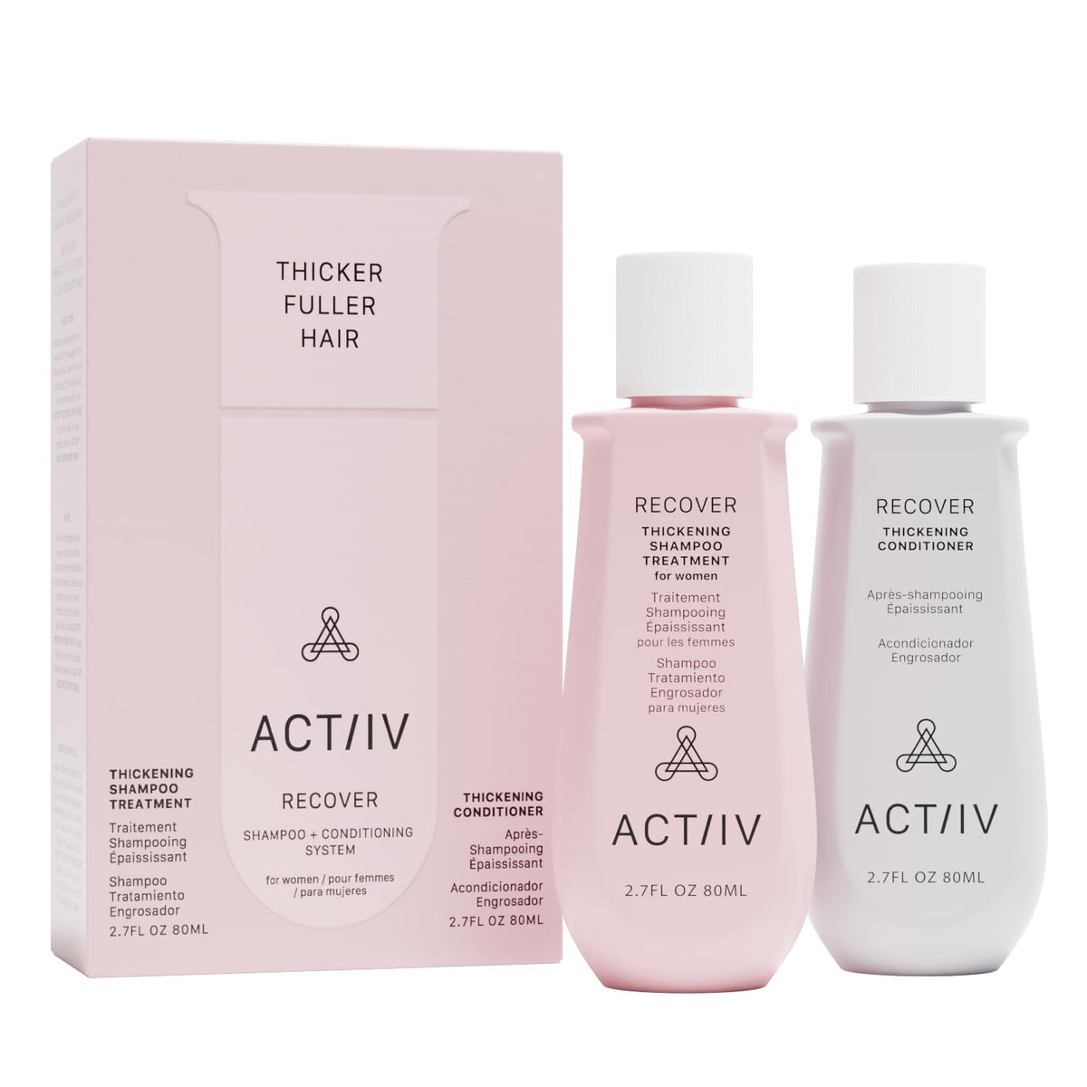 ACTIIV travel duo front packaging showing compact bottles and convenience