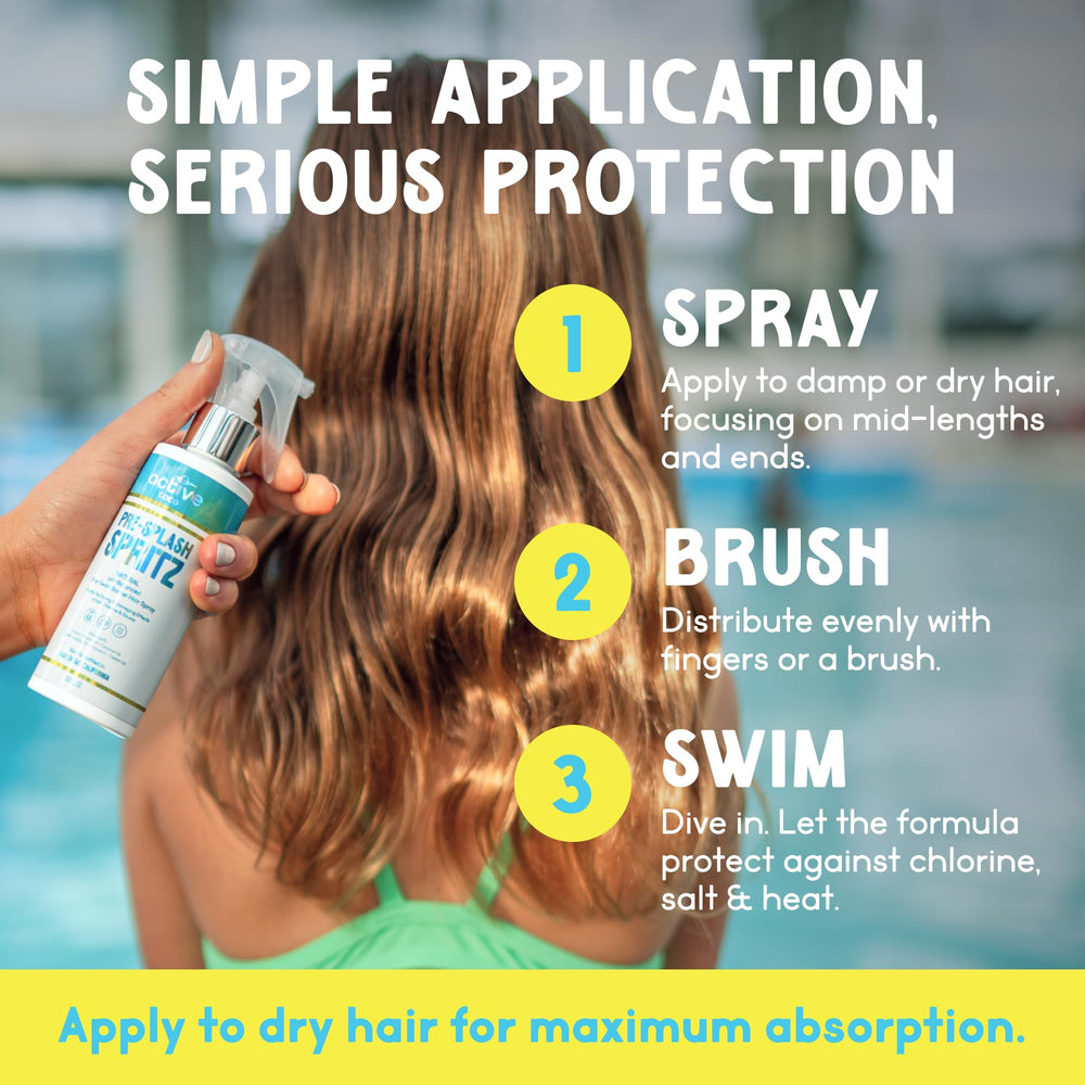 Active COCO family at pool lifestyle image showing safe gentle protection for kids